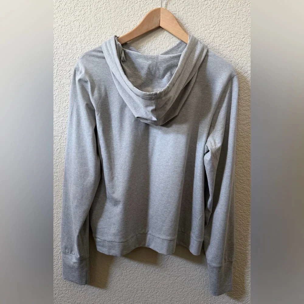 Vuori Women’s XL Halo Hoodie Pullover Heather Light Gray Stretch - Picture 2 of 12